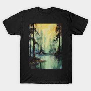 Contaminated Forest Abstract Art T-Shirt